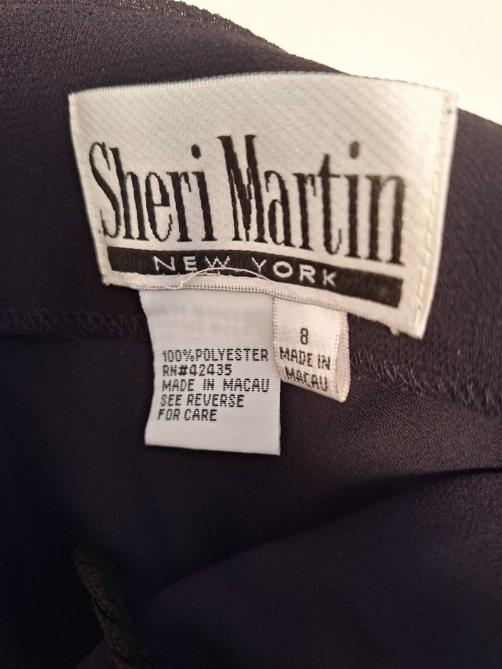 Sheri Martin Black Asymmetric Handkerchief Hem Skirt - Picture 5 of 7